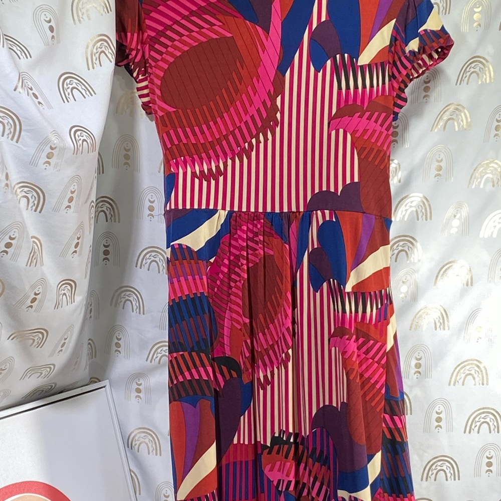 Jodi Kristopher Multicolor Patterned Dress - Picture 6 of 10